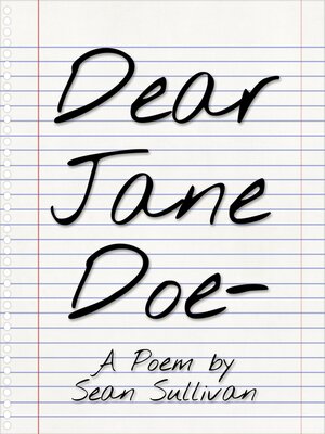 cover image of Dear Jane Doe
